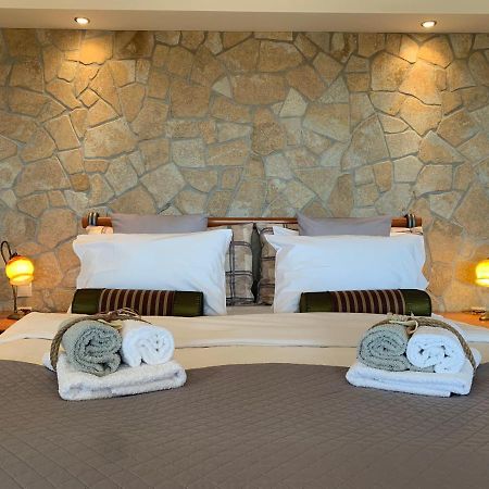 Doormat# Wait 'N Sea, Jacuzzi, Luxury Stone House Leilighet Epanomí Eksteriør bilde