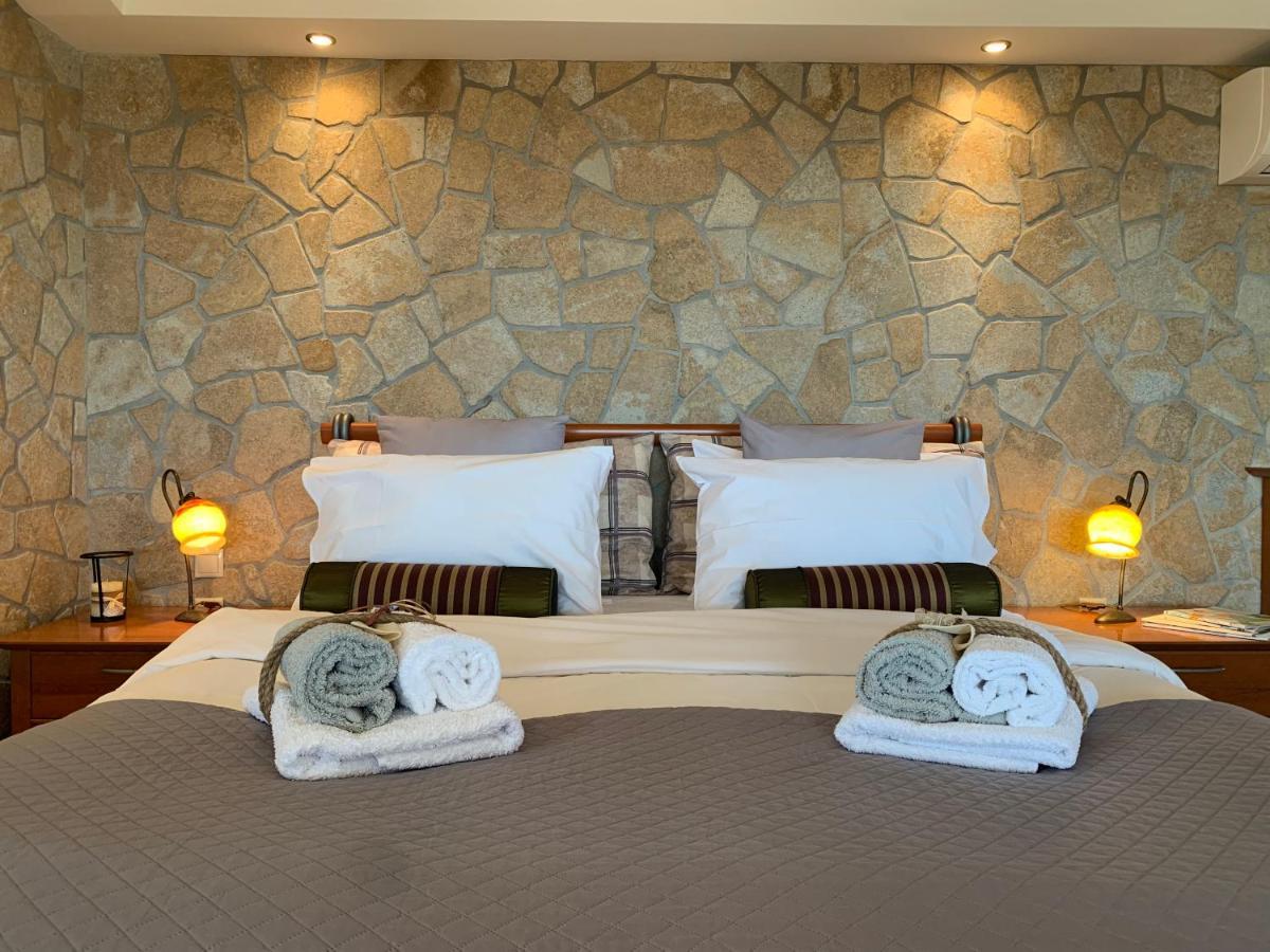 Doormat# Wait 'N Sea, Jacuzzi, Luxury Stone House Leilighet Epanomí Eksteriør bilde