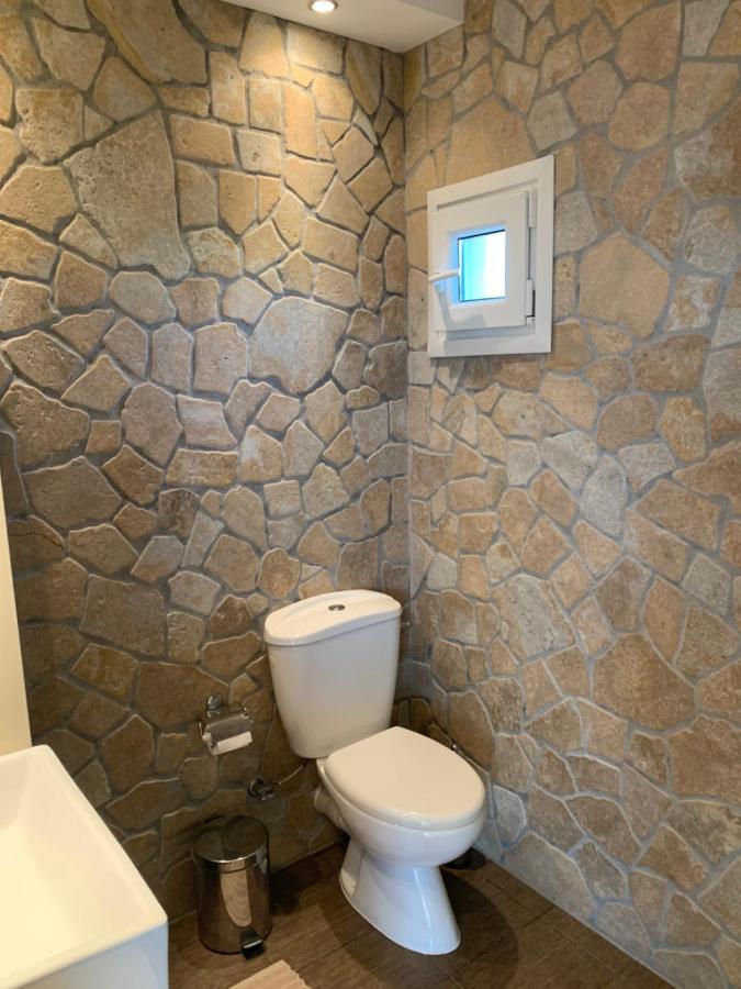 Doormat# Wait 'N Sea, Jacuzzi, Luxury Stone House Leilighet Epanomí Eksteriør bilde